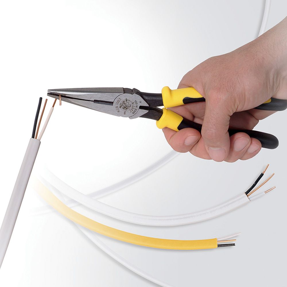 Klein Tools J203-8 Journeyman Heavy-Duty Long-Nose Pliers from Columbia Safety